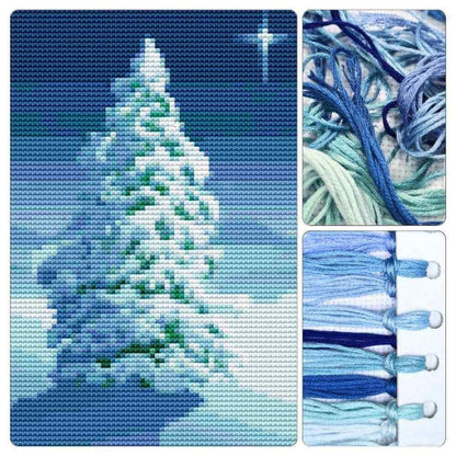 Winter Tree Mini Cross Stitch Kit