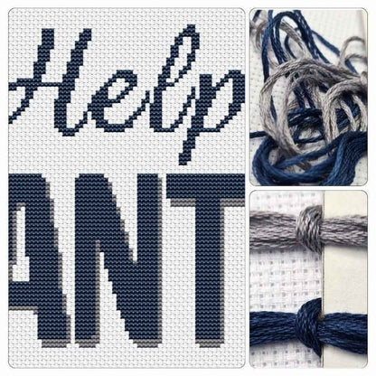 Help Wanted Cross Stitch Kit