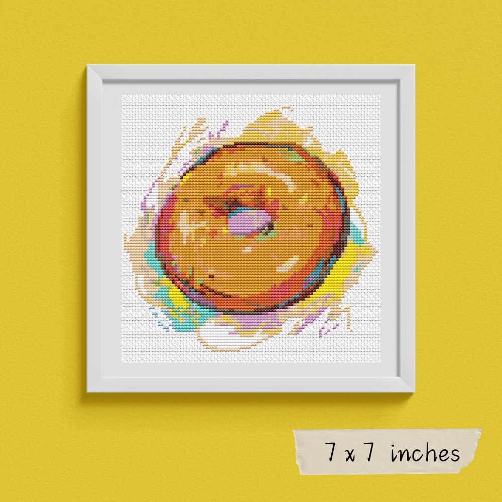 Delicious Donut Cross Stitch Pattern | The Art of Stitch