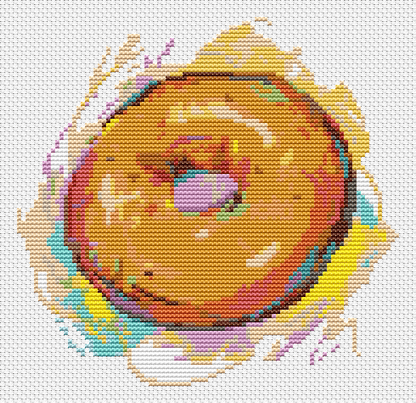 Delicious Donut Cross Stitch Pattern by The Art of Stitch