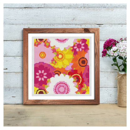 Summer Flowers Counted Cross Stitch Kit | The Art of Stitch