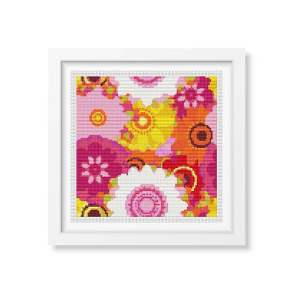 Summer Flowers Counted Cross Stitch Kit | The Art of Stitch