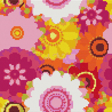 Summer Flowers Mini Cross Stitch Pattern by The Art of Stitch