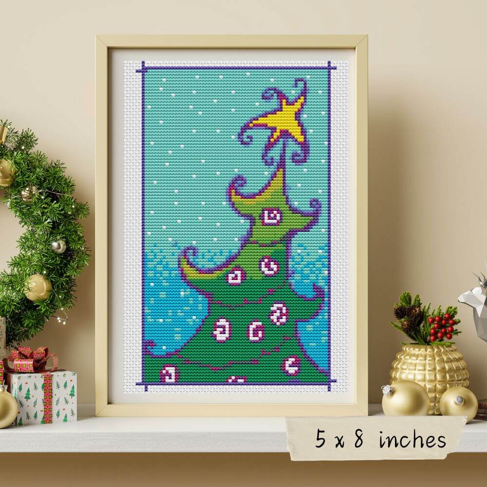 Christmas Tree Cross Stitch Kit