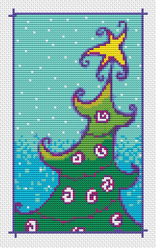 Christmas Tree Cross Stitch Kit - The Art of Cross Stitch