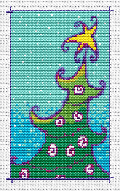 Christmas Tree Cross Stitch Kit - The Art of Cross Stitch