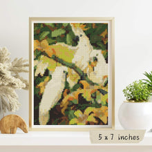 Sulphur Crested Cockatoos Mini Cross Stitch Pattern