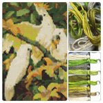 Sulphur Crested Cockatoos Mini Cross Stitch Kit