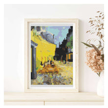 Cafe Terrace at Night Mini Counted Cross Stitch Kit | Vincent Van Gogh