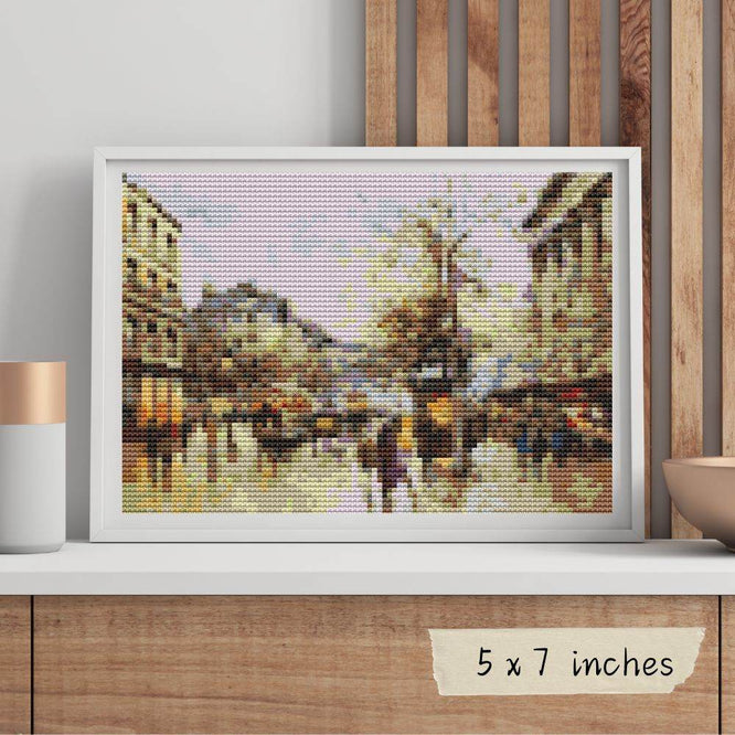 Flower Market Mini Cross Stitch Pattern