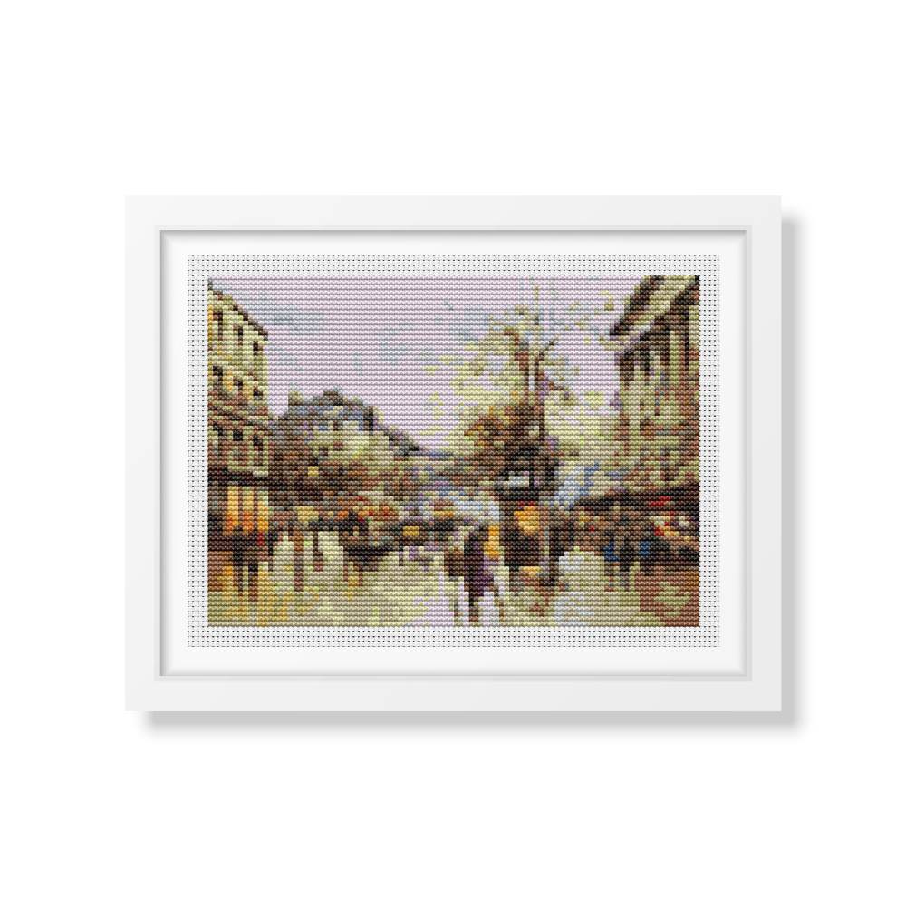 Flower Market Mini Counted Cross Stitch Kit | Antoine Blanchard