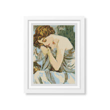 Night Mini Counted Cross Stitch Kit | Alphonse Mucha