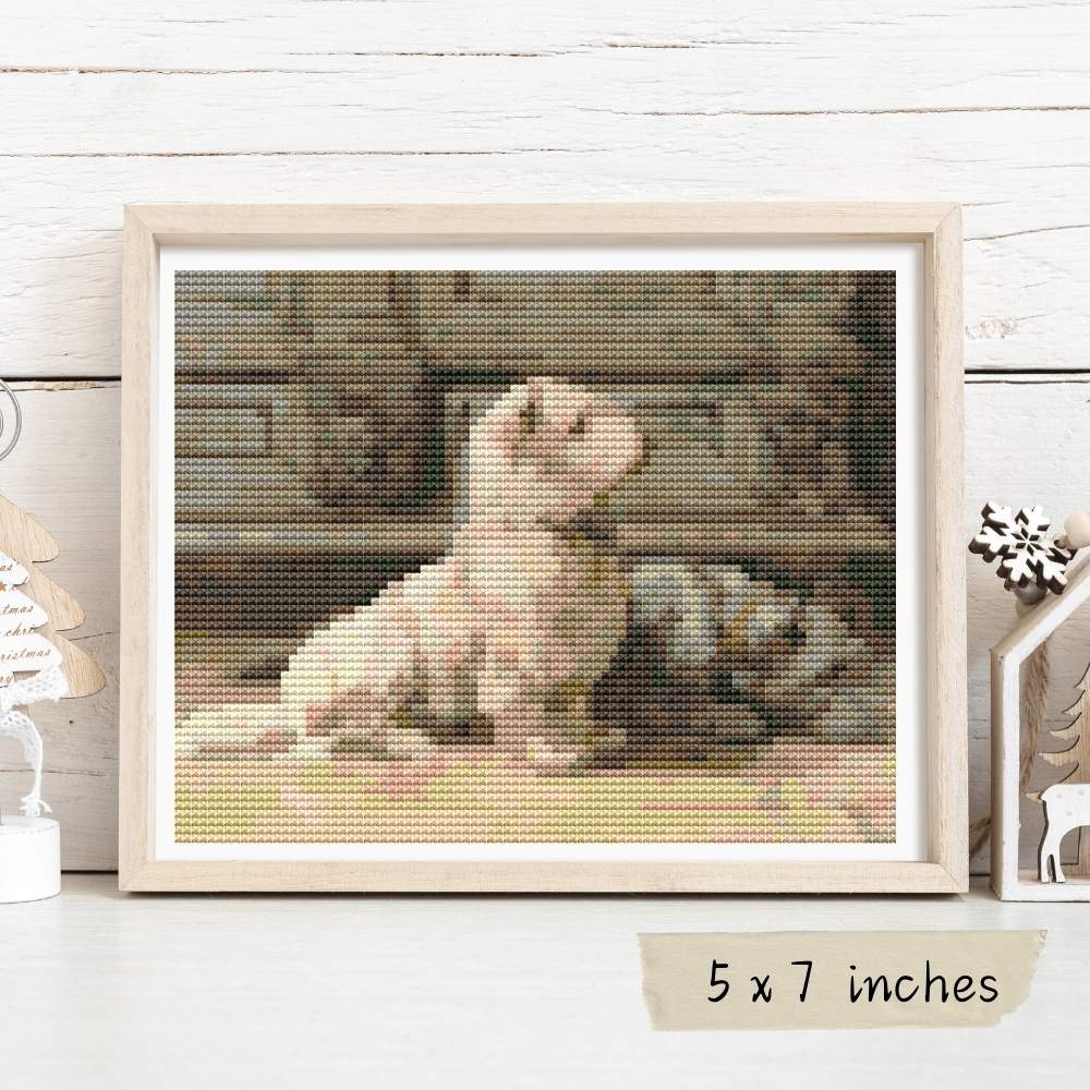 West Highland Terrier Mini Cross Stitch Pattern