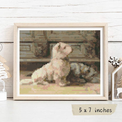 West Highland Terrier Mini Cross Stitch Pattern