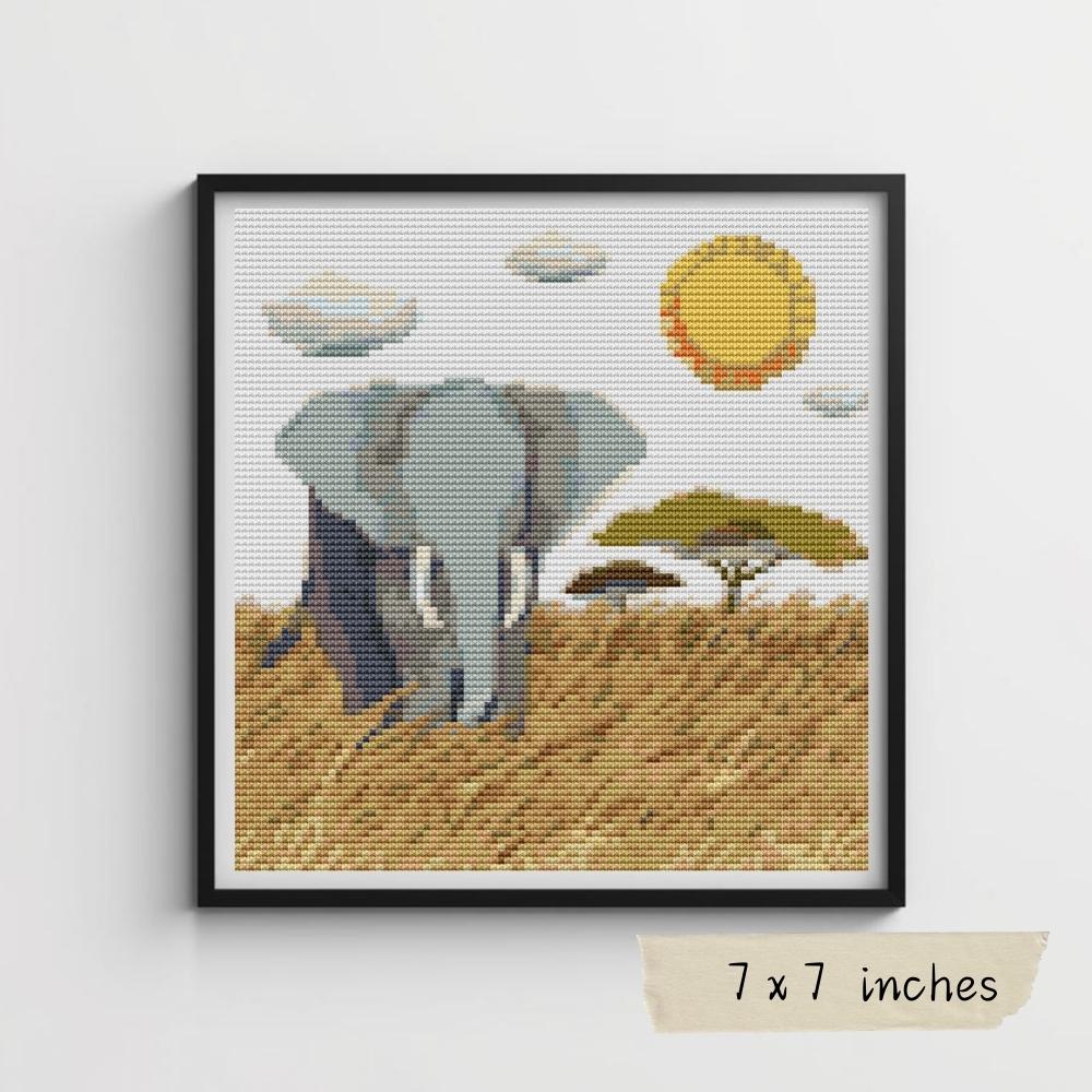 Pride of Africa Mini Cross Stitch Pattern