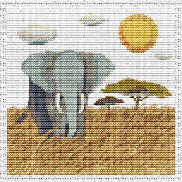 Pride of Africa Counted Cross Stitch Pattern | The Art of Stitch