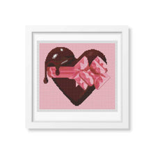 Chocolate Heart Counted Cross Stitch Kit | The Art of Stitch