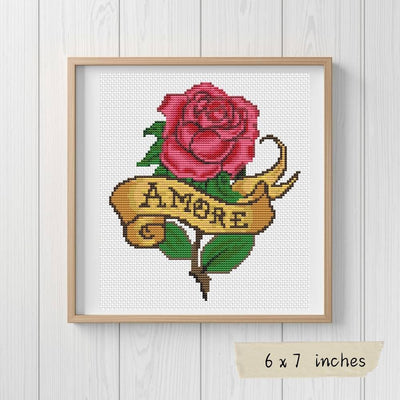 Just For You Mini Cross Stitch Pattern