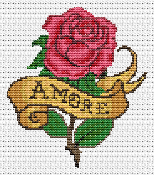 Just For You Mini Cross Stitch Kit by The Art of Stitch