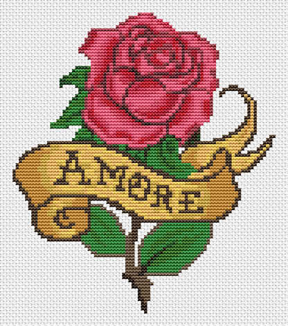 Just For You Mini Cross Stitch Kit by The Art of Stitch