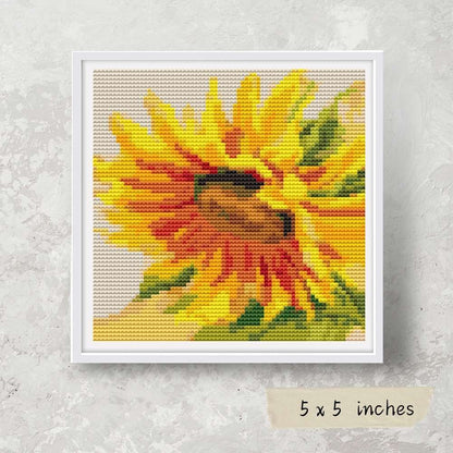 Time to Rise Mini Cross Stitch Pattern