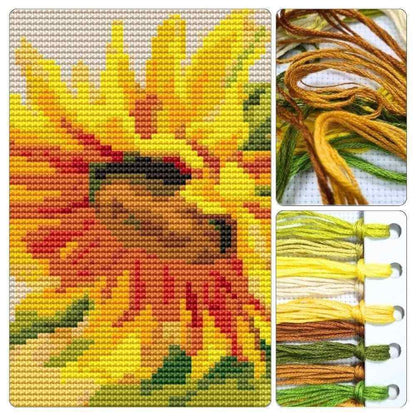 Time to Rise Mini Cross Stitch Kit