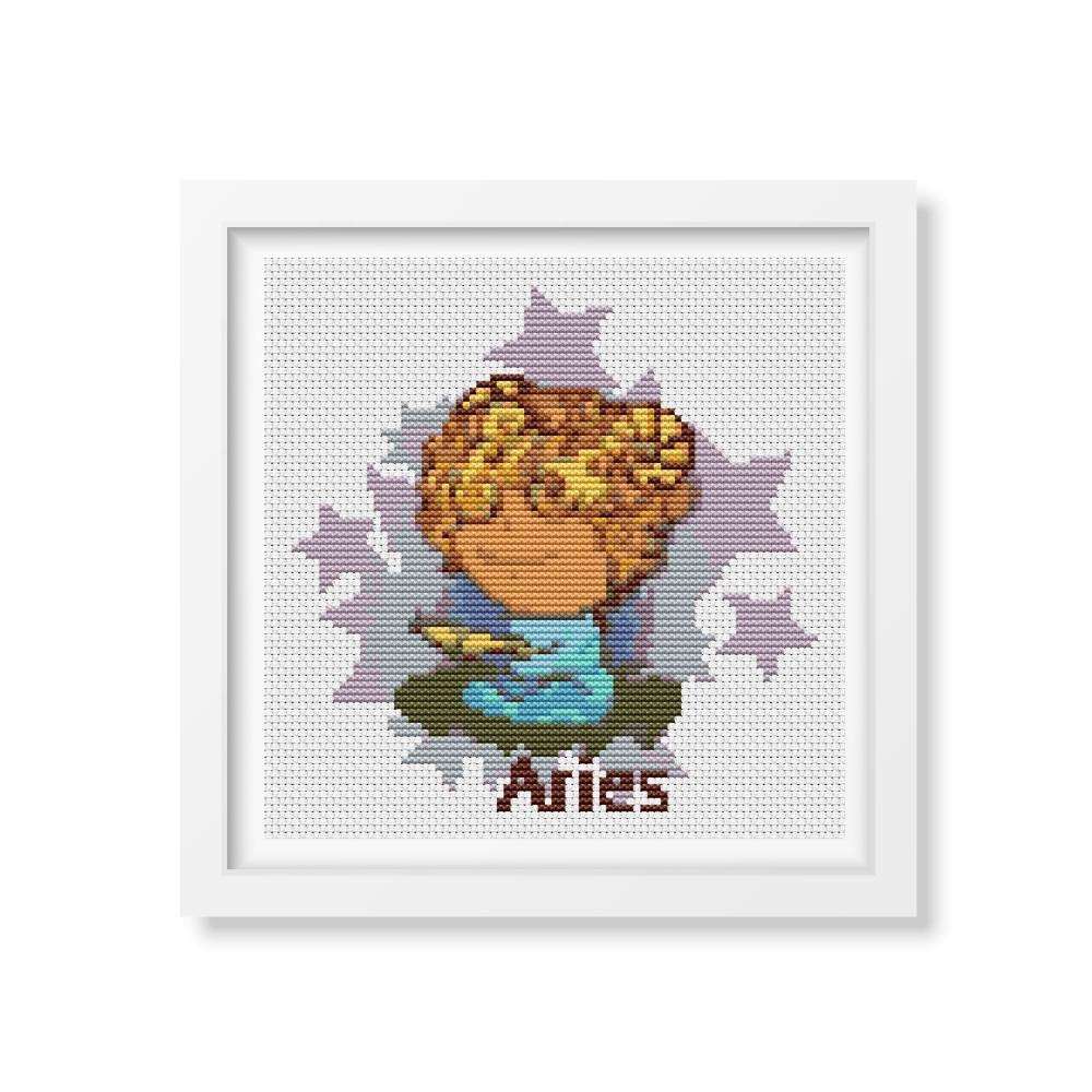 Aries Counted Cross Stitch Kit | The Art of Stitch