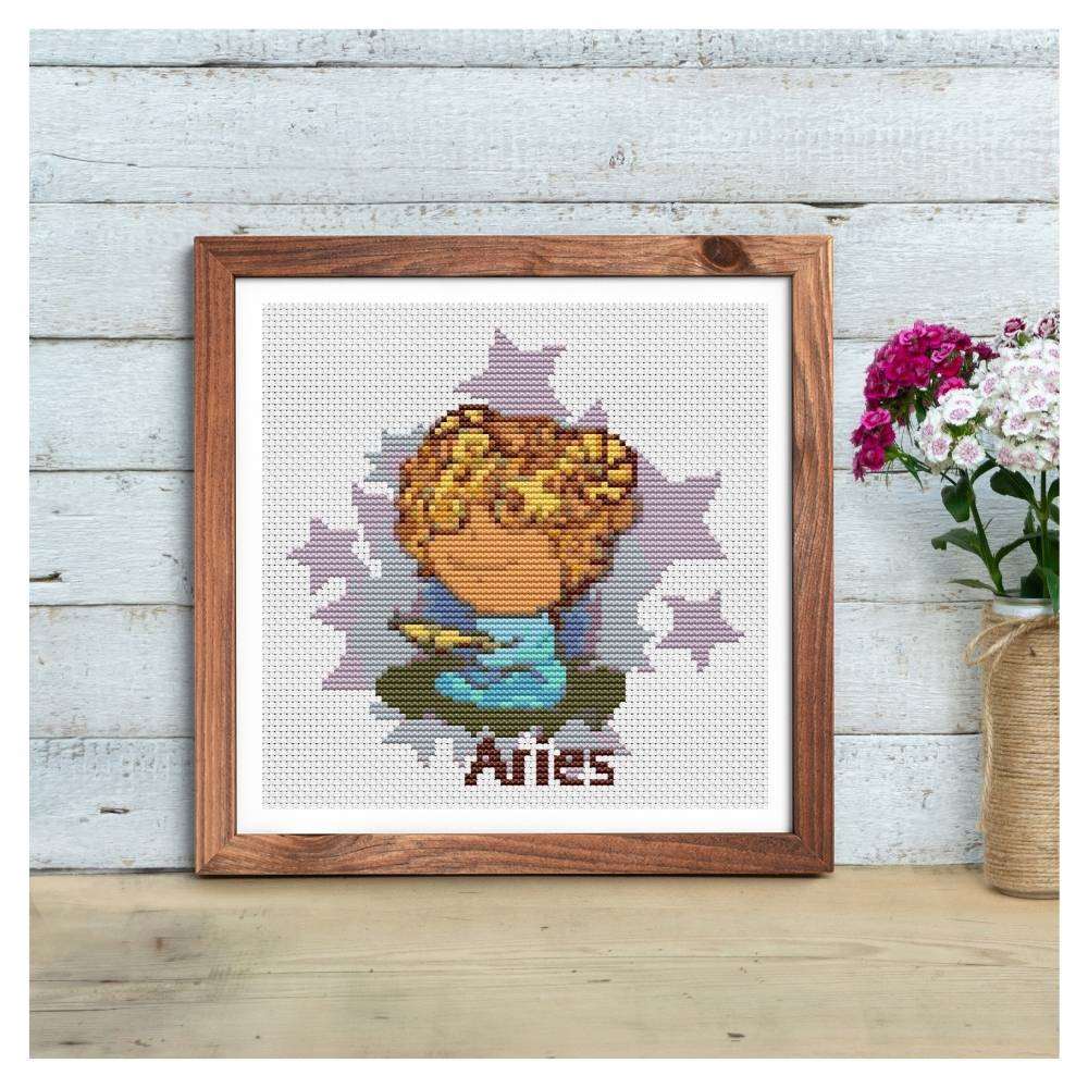 Aries Counted Cross Stitch Kit | The Art of Stitch