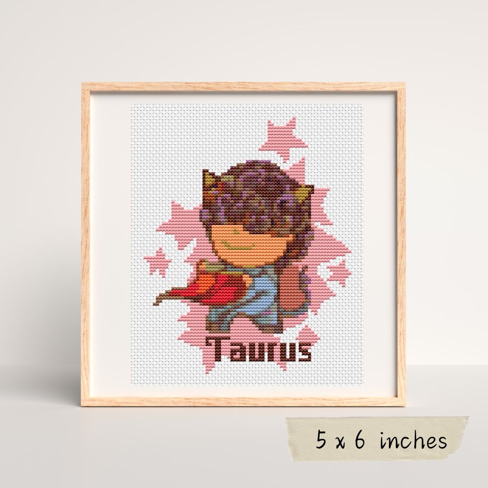 Taurus Cross Stitch Pattern | The Art of Stitch