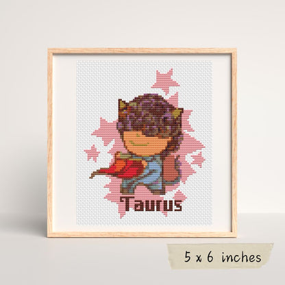 Taurus Cross Stitch Pattern | The Art of Stitch