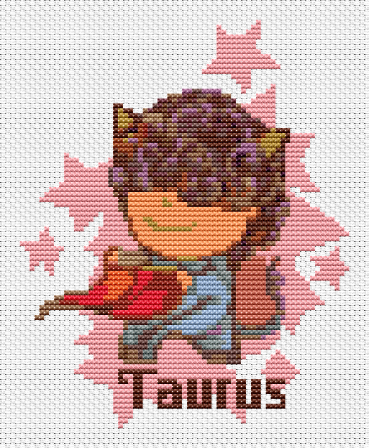 Taurus Cross Stitch Pattern by The Art of Stitch