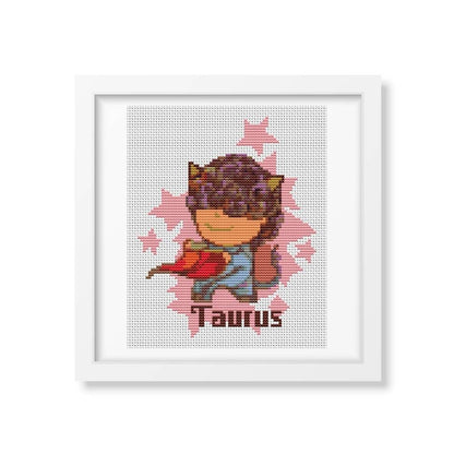 Taurus Counted Cross Stitch Pattern | The Art of Stitch