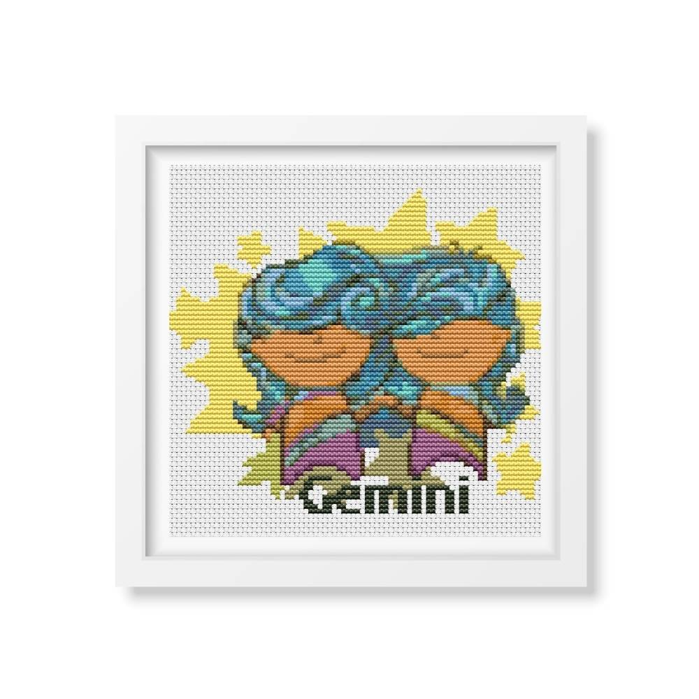 Gemini Counted Cross Stitch Kit | The Art of Stitch