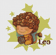 Leo Cross Stitch Pattern by The Art of Stitch