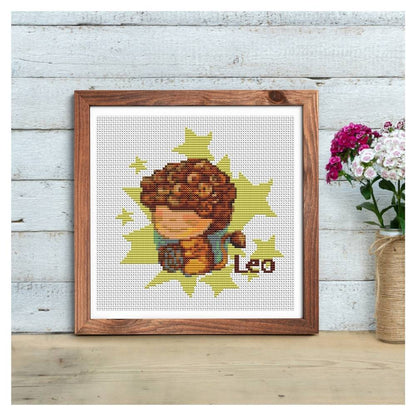 Leo Counted Cross Stitch Kit | The Art of Stitch