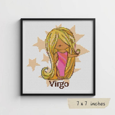 Virgo Cross Stitch Pattern