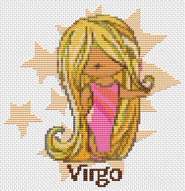 Virgo Cross Stitch Pattern by The Art of Stitch