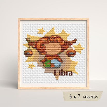 Libra Cross Stitch Kit | The Art of Stitch