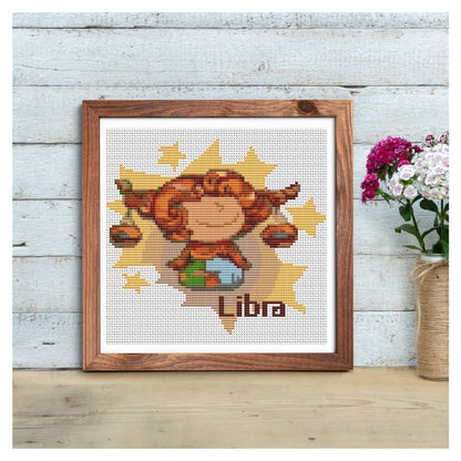 Libra Counted Cross Stitch Kit | The Art of Stitch