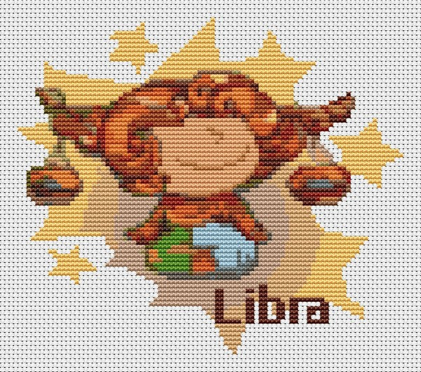 Libra Counted Cross Stitch Kit | The Art of Stitch