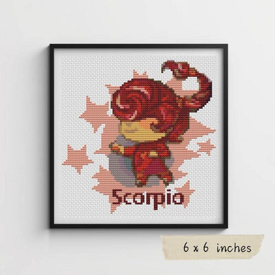 Scorpio Cross Stitch Pattern