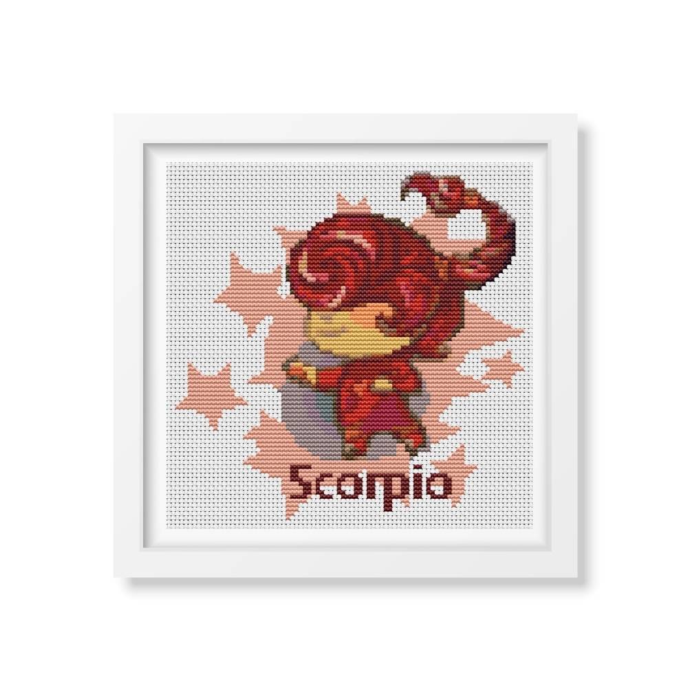 Scorpio Counted Cross Stitch Kit | The Art of Stitch