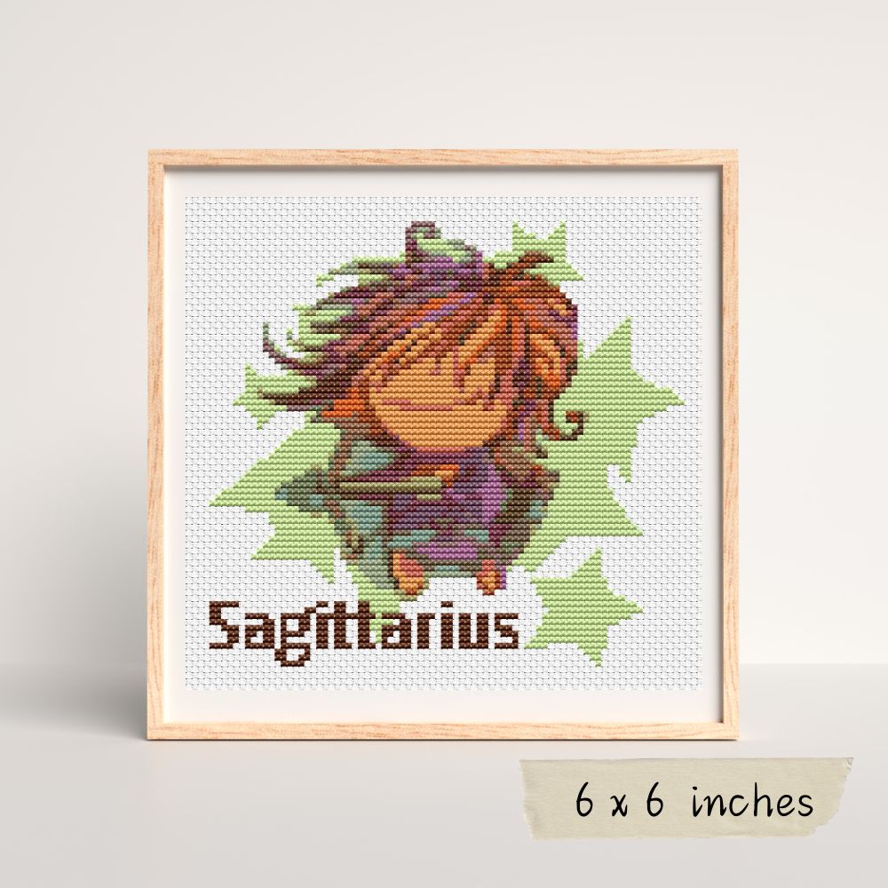 Sagittarius Cross Stitch Kit | The Art of Stitch