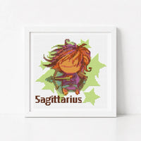 Sagittarius Cross Stitch Kit - Mini Cross Stitch Kit - The Art of Stitch