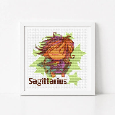 Sagittarius Cross Stitch Pattern