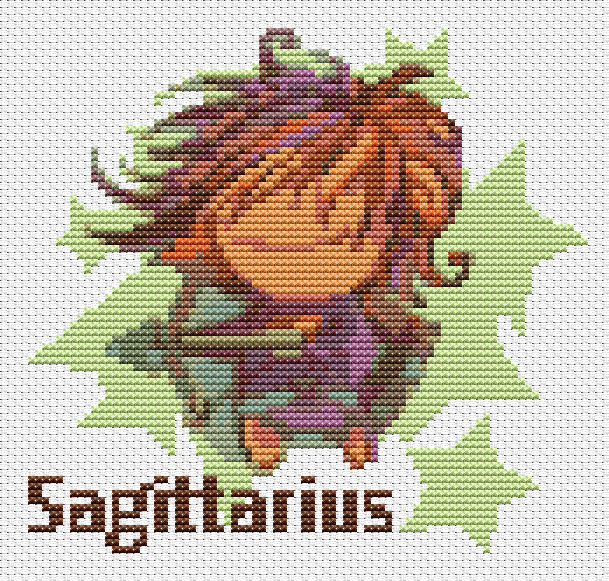 Sagittarius Cross Stitch Pattern by The Art of Stitch