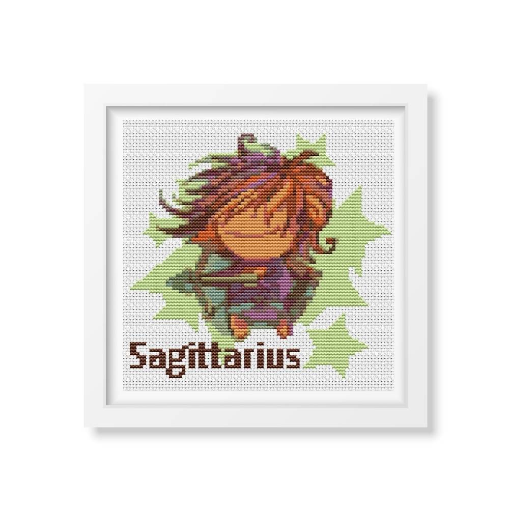 Sagittarius Counted Cross Stitch Pattern | The Art of Stitch