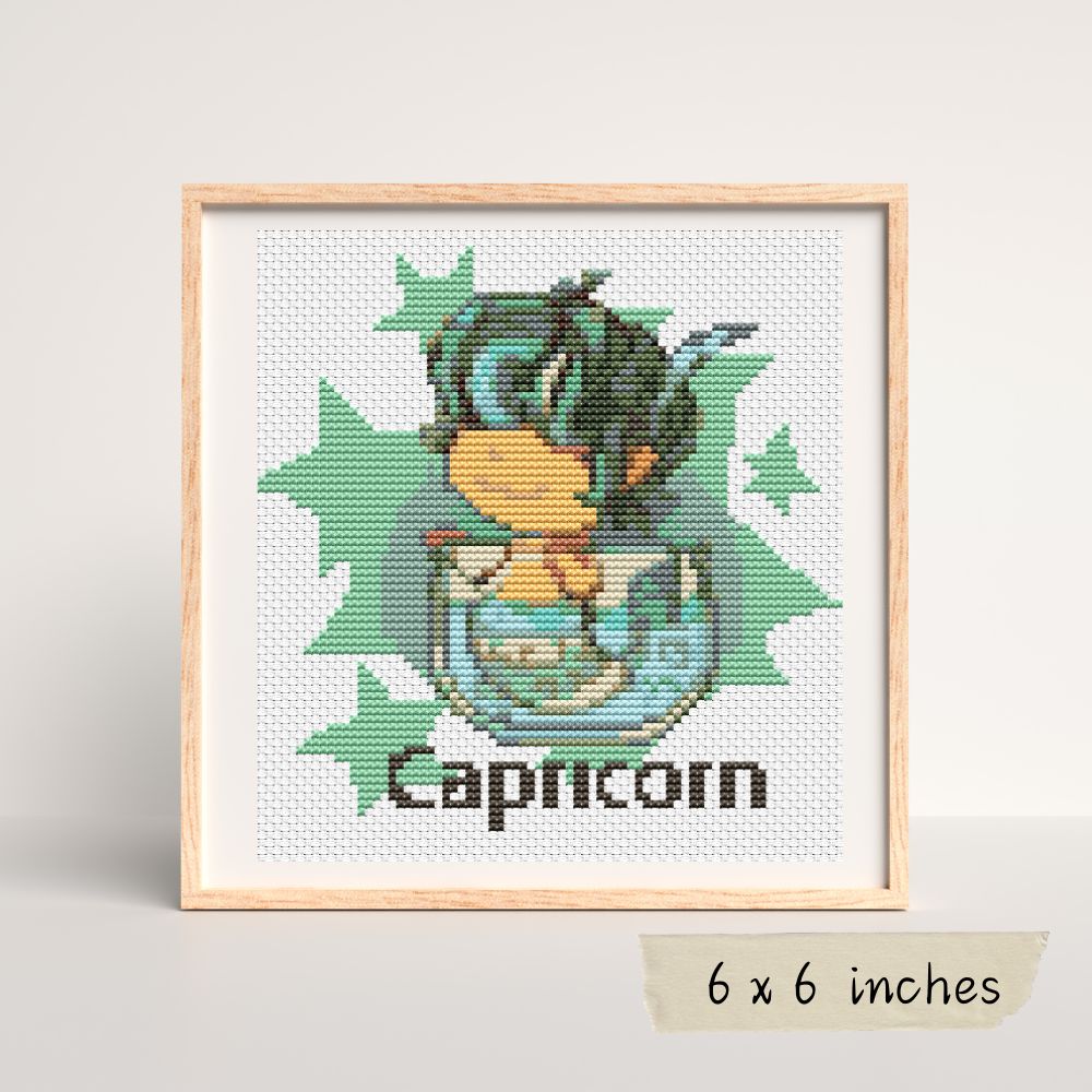 Capricorn Cross Stitch Kit | The Art of Stitch