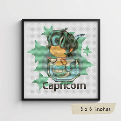 Capricorn Cross Stitch Pattern