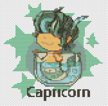 Capricorn Cross Stitch Pattern by The Art of Stitch